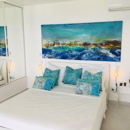 Studio Cozy Melissa Elegance - Guadeloupe , Le Gosier , Dampierre - Avec Pleine Vue Mer - Ocean A 180 Degres Kültér fotó